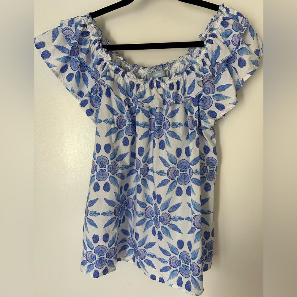 Hill House Home Augustine Top Blue Shell Mosaic